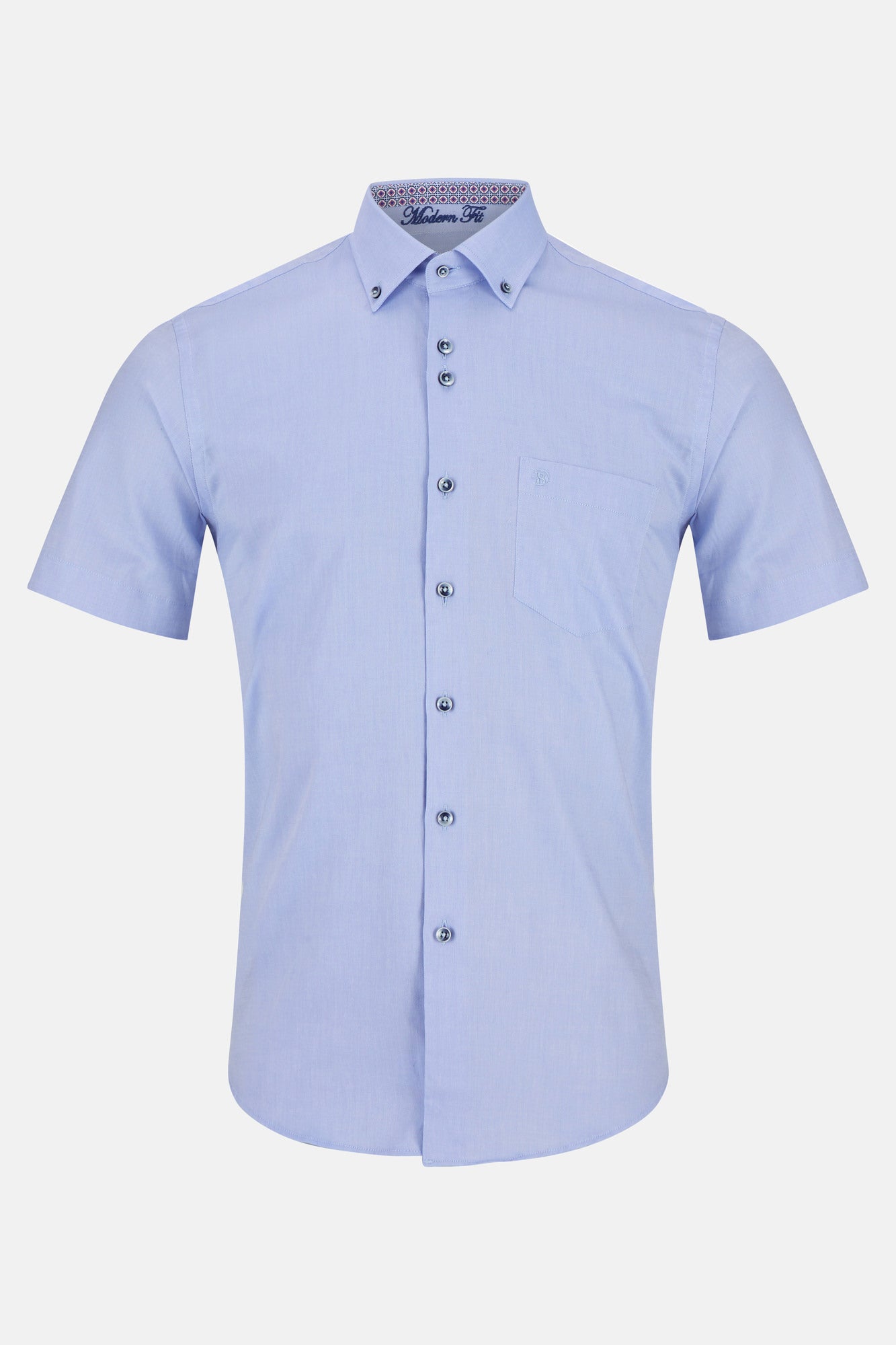 Oxford Sky Short Sleeve Benetti Shirt
