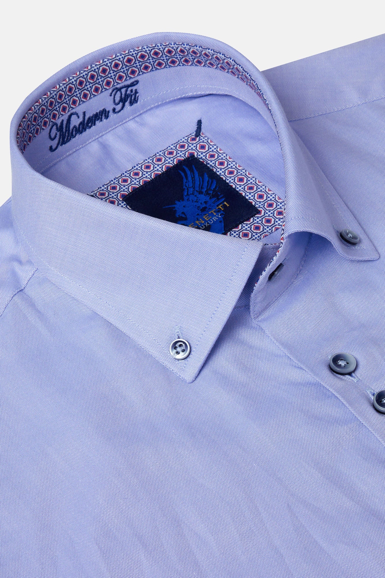 Oxford Sky Short Sleeve Benetti Shirt
