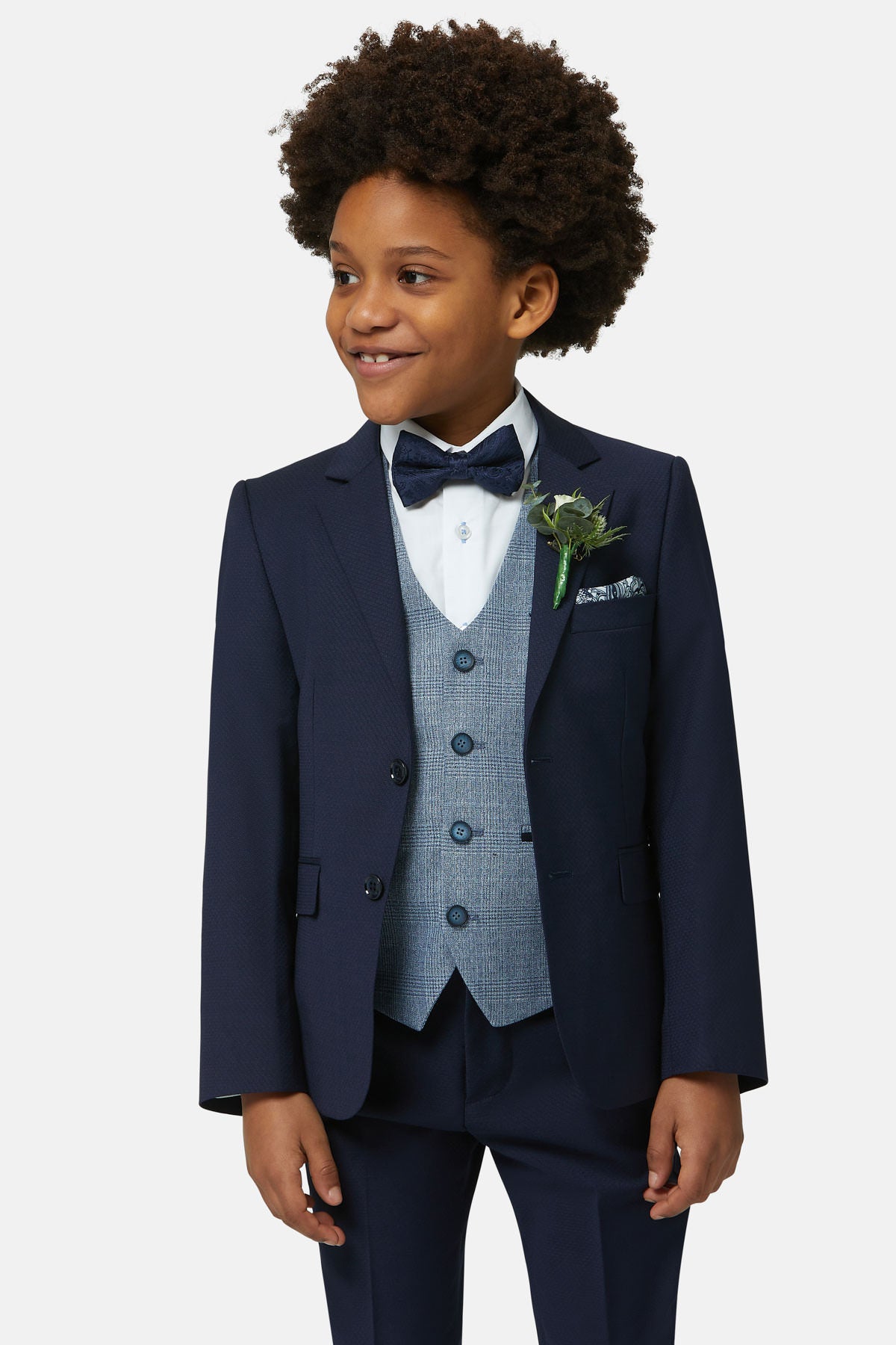 Phillip Blue Boys Waistcoat