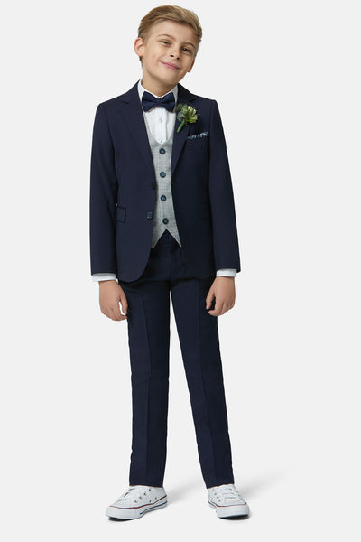 Boys Phillip Silver Waistcoat