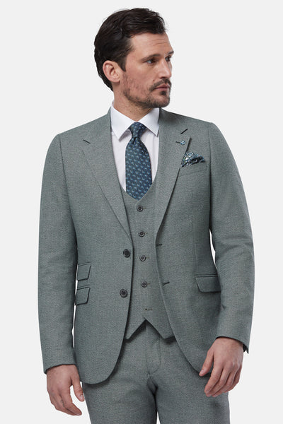 Prague Sage 3 Piece Suit By Benetti Menswear