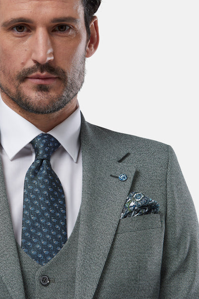 Prague Sage 3 Piece Suit By Benetti Menswear