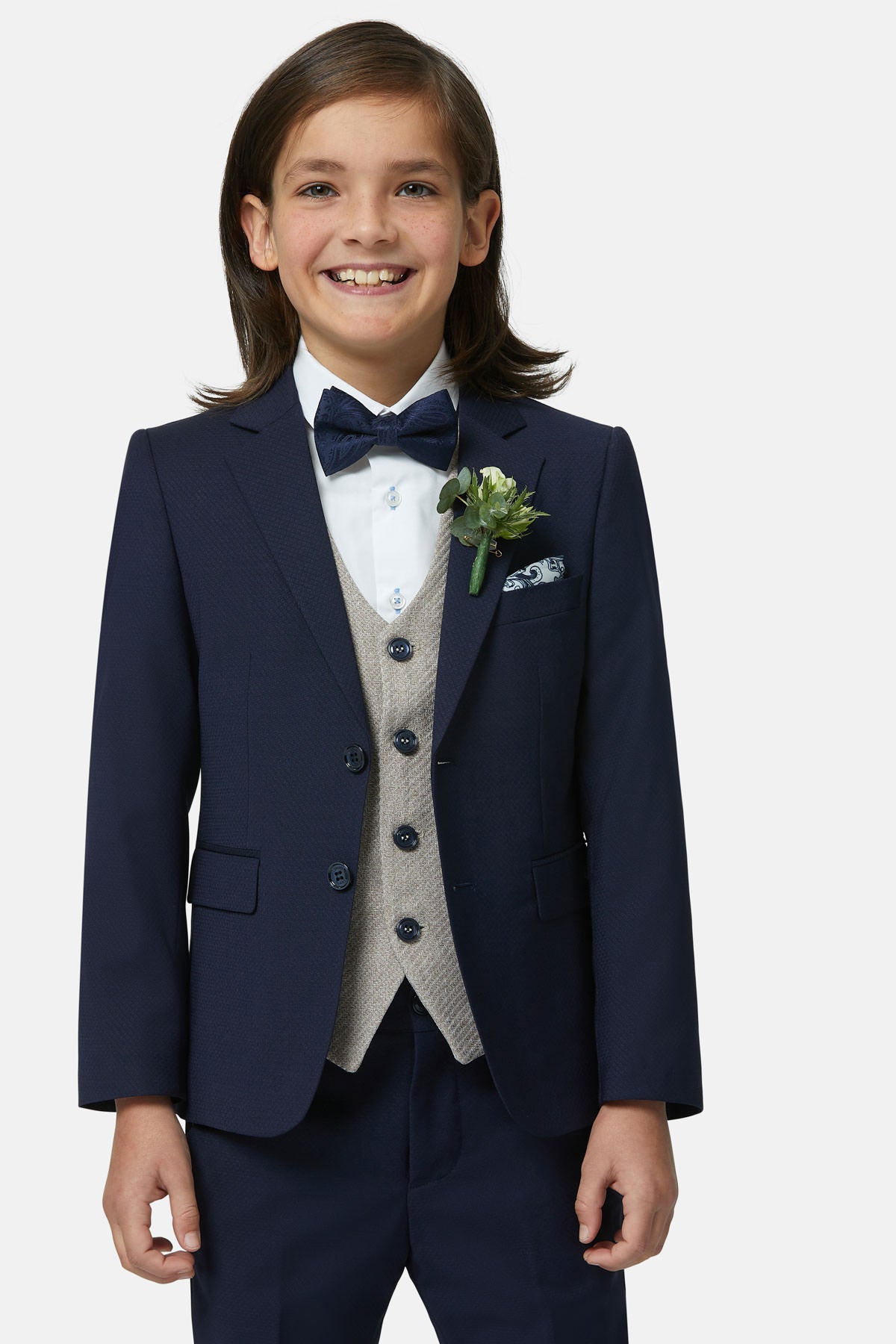 Simon Beige Pageboy Waistcoat