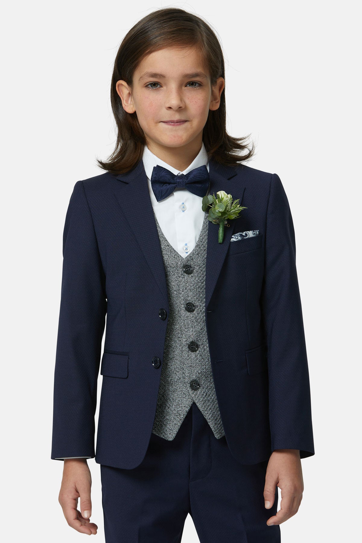 Simon Grey Boys Waistcoat By Benetti Menswear