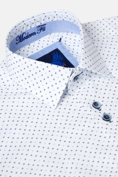 Suva Blue Long Sleeve Benetti Shirt