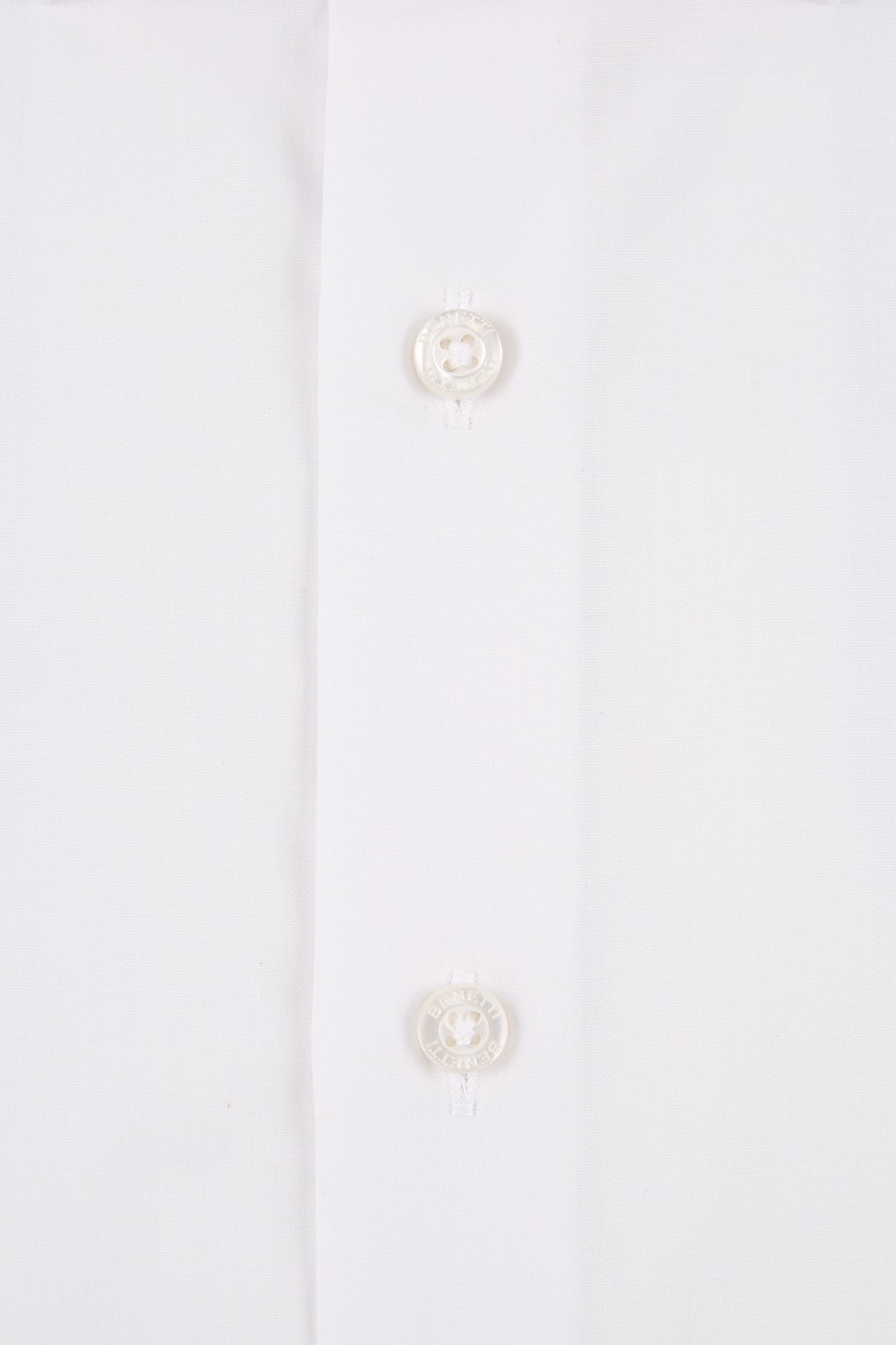 Benetti Double Cuff White Shirt