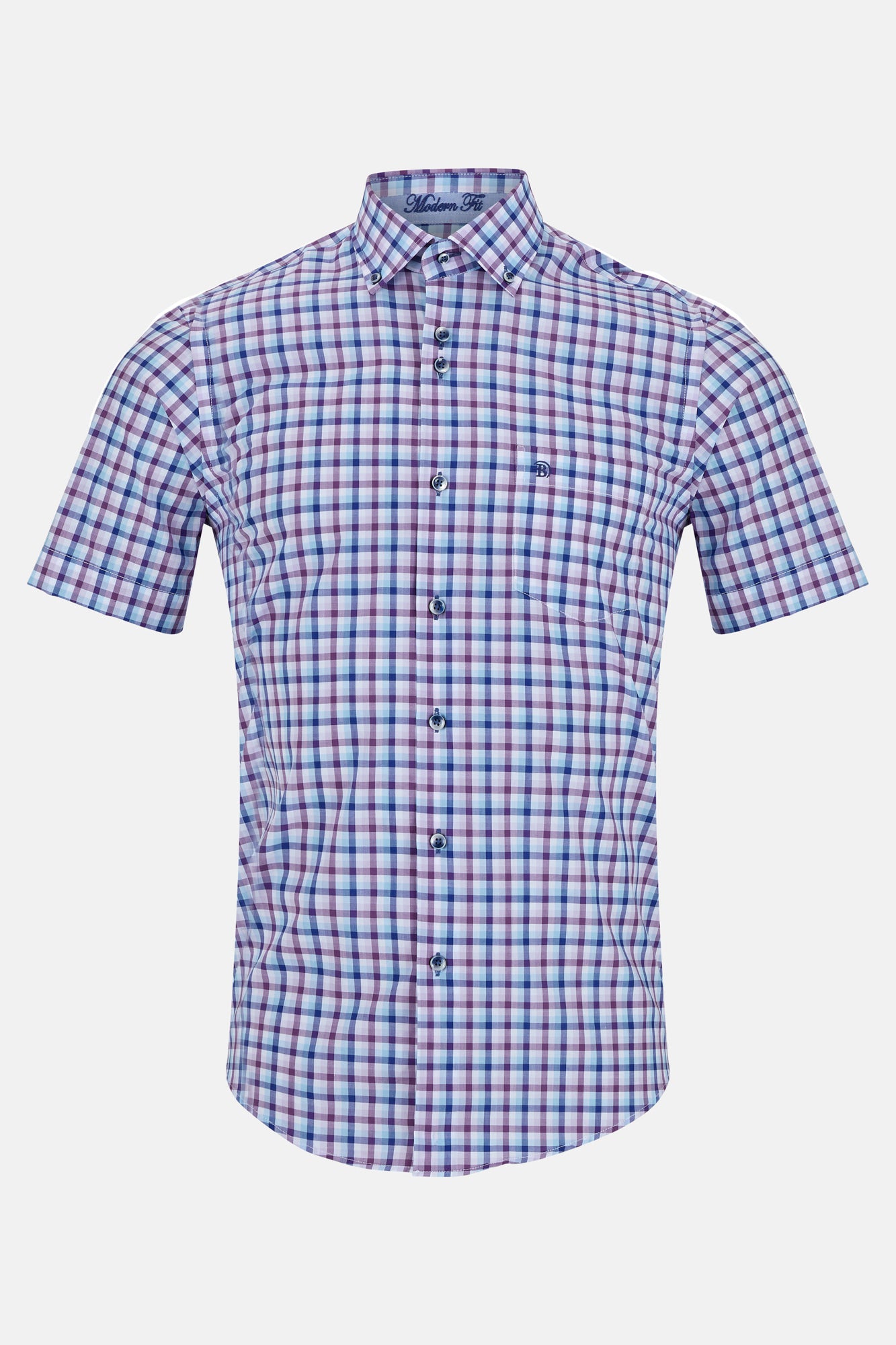 Tierra Lilac Short Sleeve Benetti Shirt