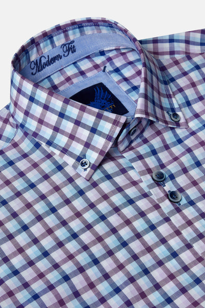 Tierra Lilac Short Sleeve Benetti Shirt