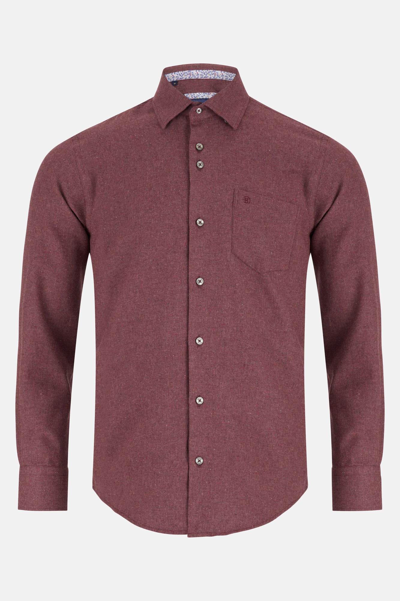 Toyko Bordo Cotton Shirt By Benetti