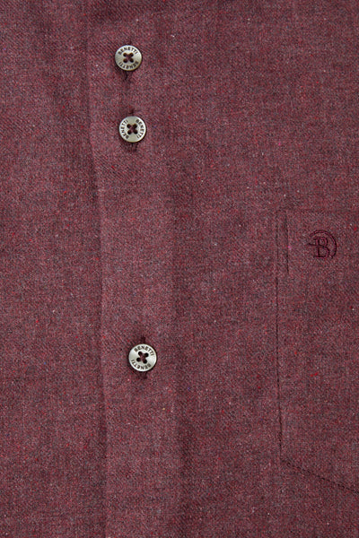 Toyko Bordo Cotton Shirt By Benetti