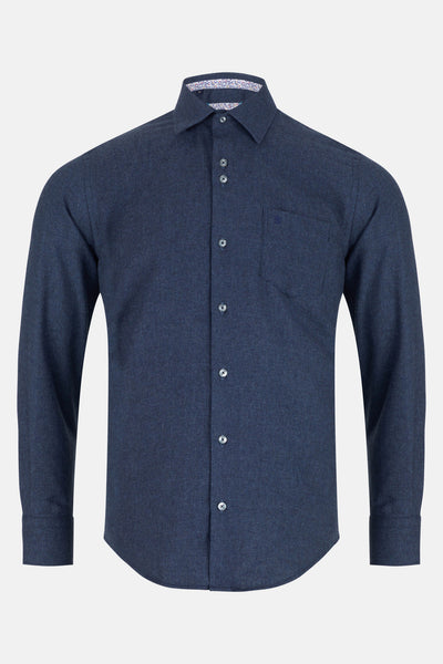 Toyko Indigo Cotton Shirt By Benetti