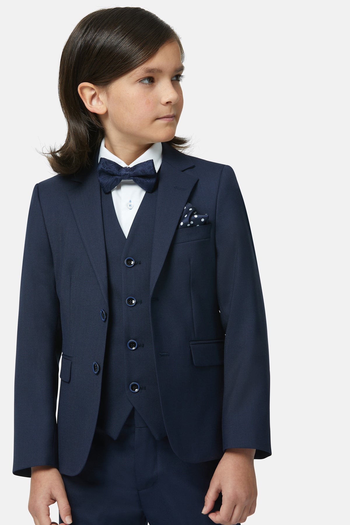 Boys James Navy 3 Piece Suit