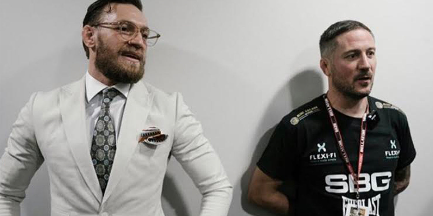 John Kavanagh at Bellator Dublin Sponsored By Benetti Menswear