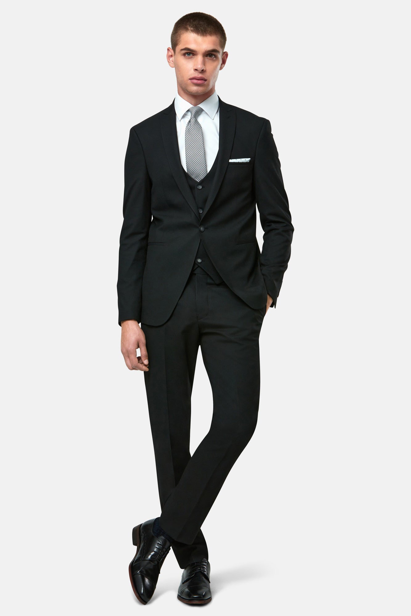 Antoine Black Travis Suit 