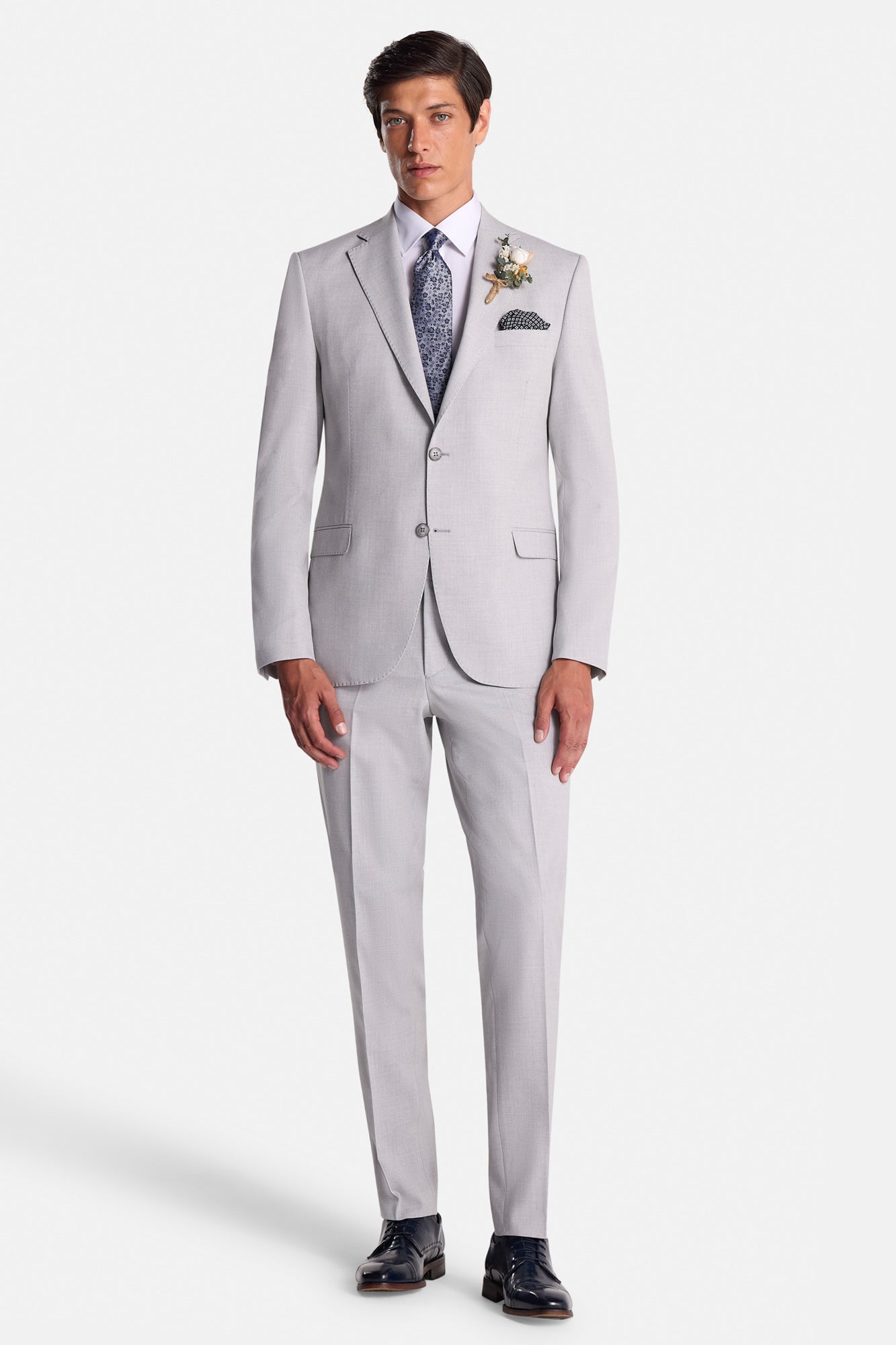Albert Silver 2 Piece Suit 