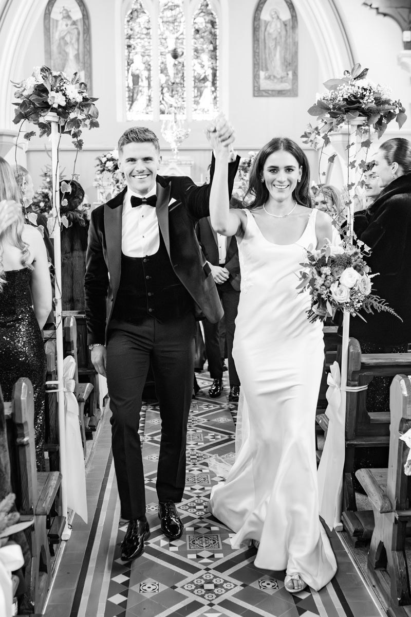 Alan Cadogan Wedding Wearing Benetti Menswear 