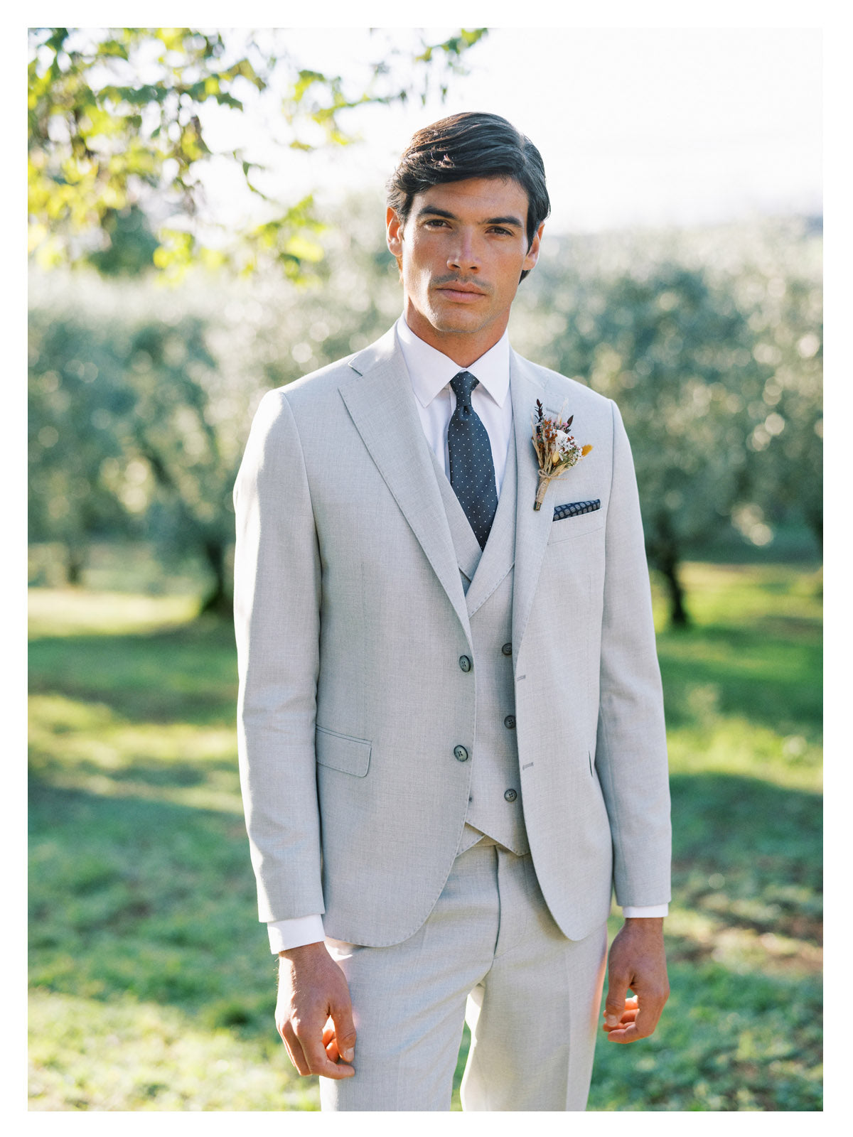 Albert Silver Mix and Match Suit 