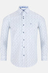 Amur Blue Benetti Menswear Casual Shirt