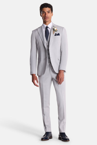 Albert Silver 3 Piece Suit