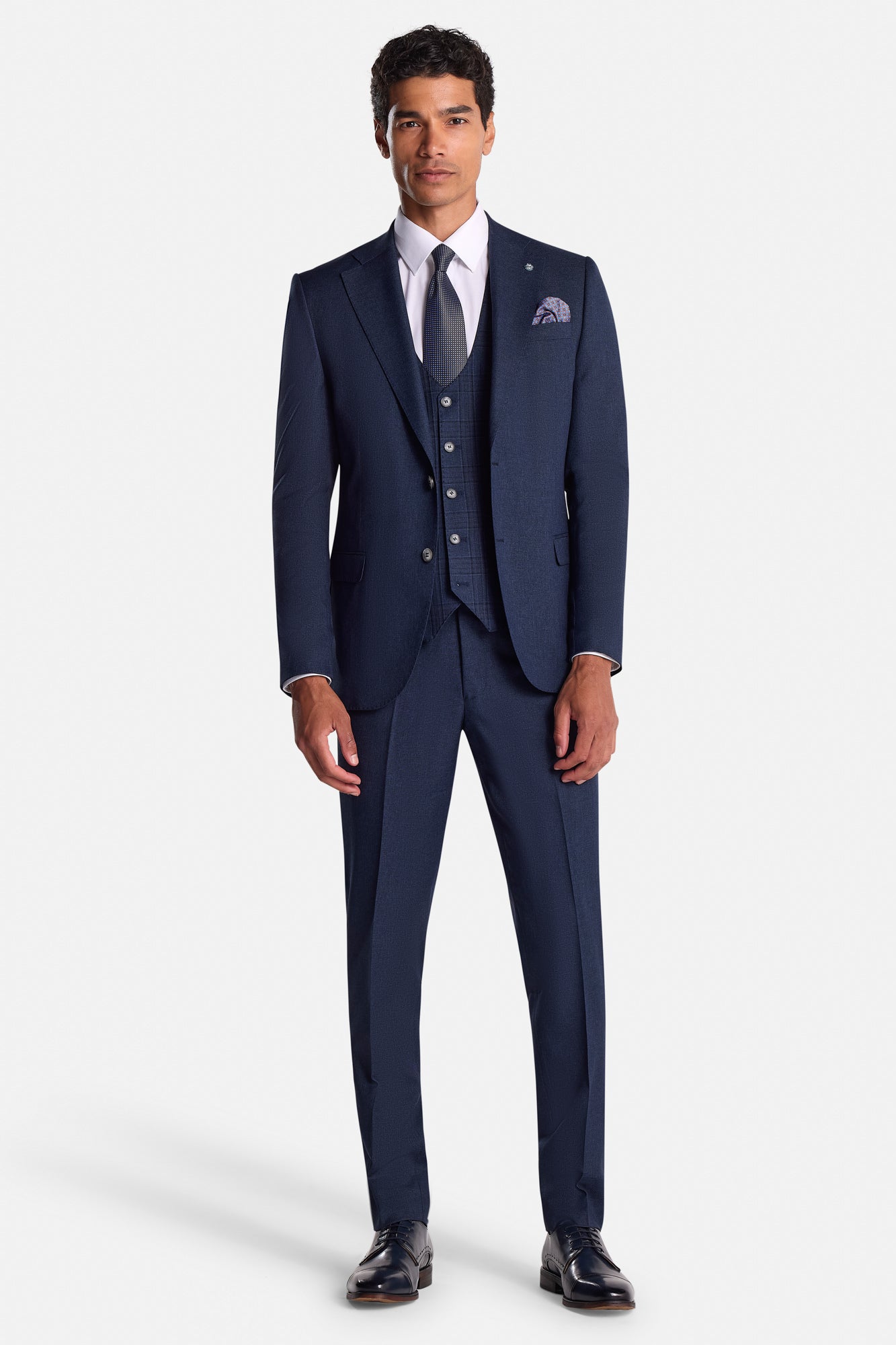 Lucas Teal 3 Piece Suit By Benetti Menswear 