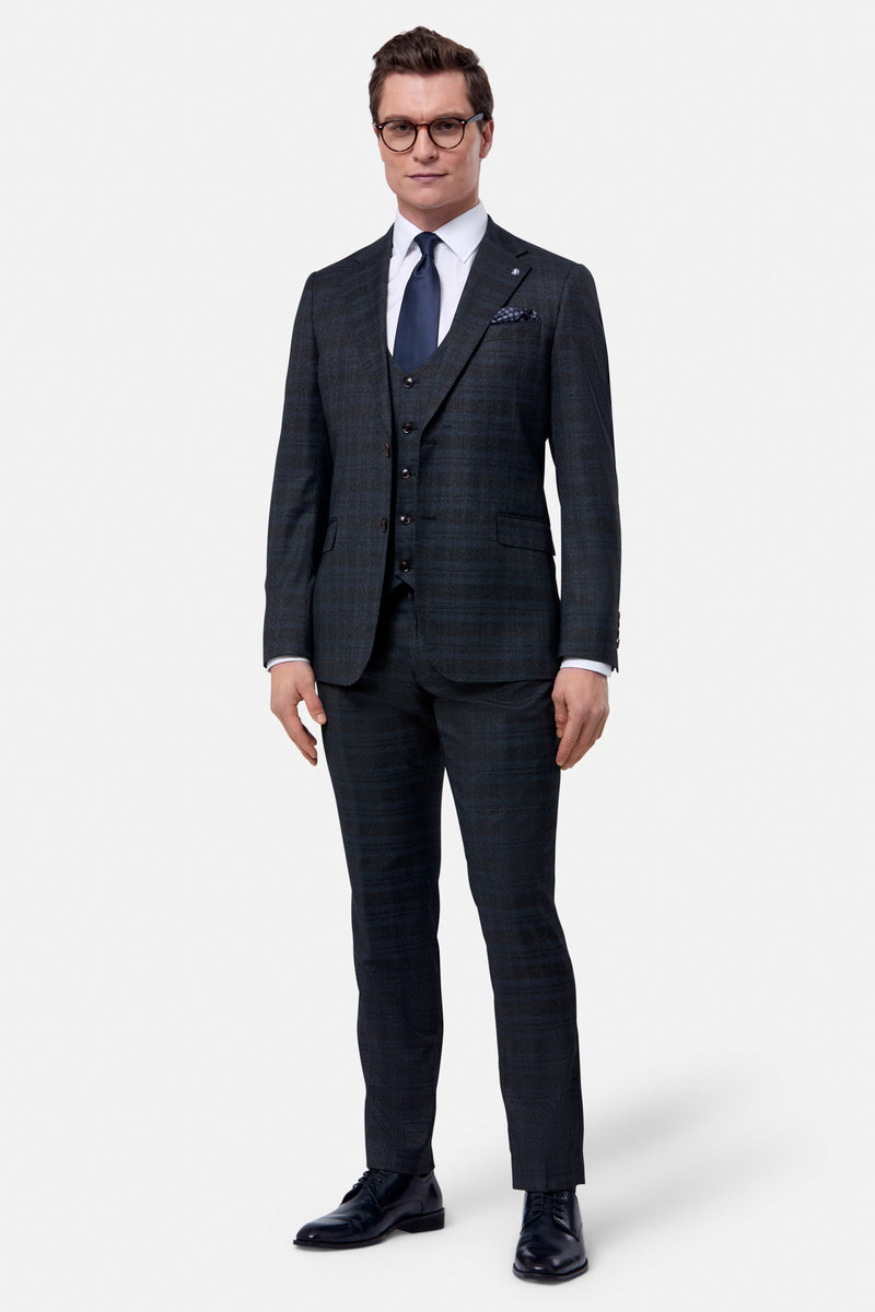 Elijah Forest 3 Piece Suit 