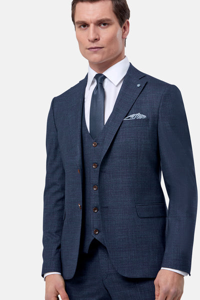 Ross Blue 3 Piece Suit