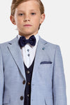 Boys Nicky Blue 3PC Benetti Suit