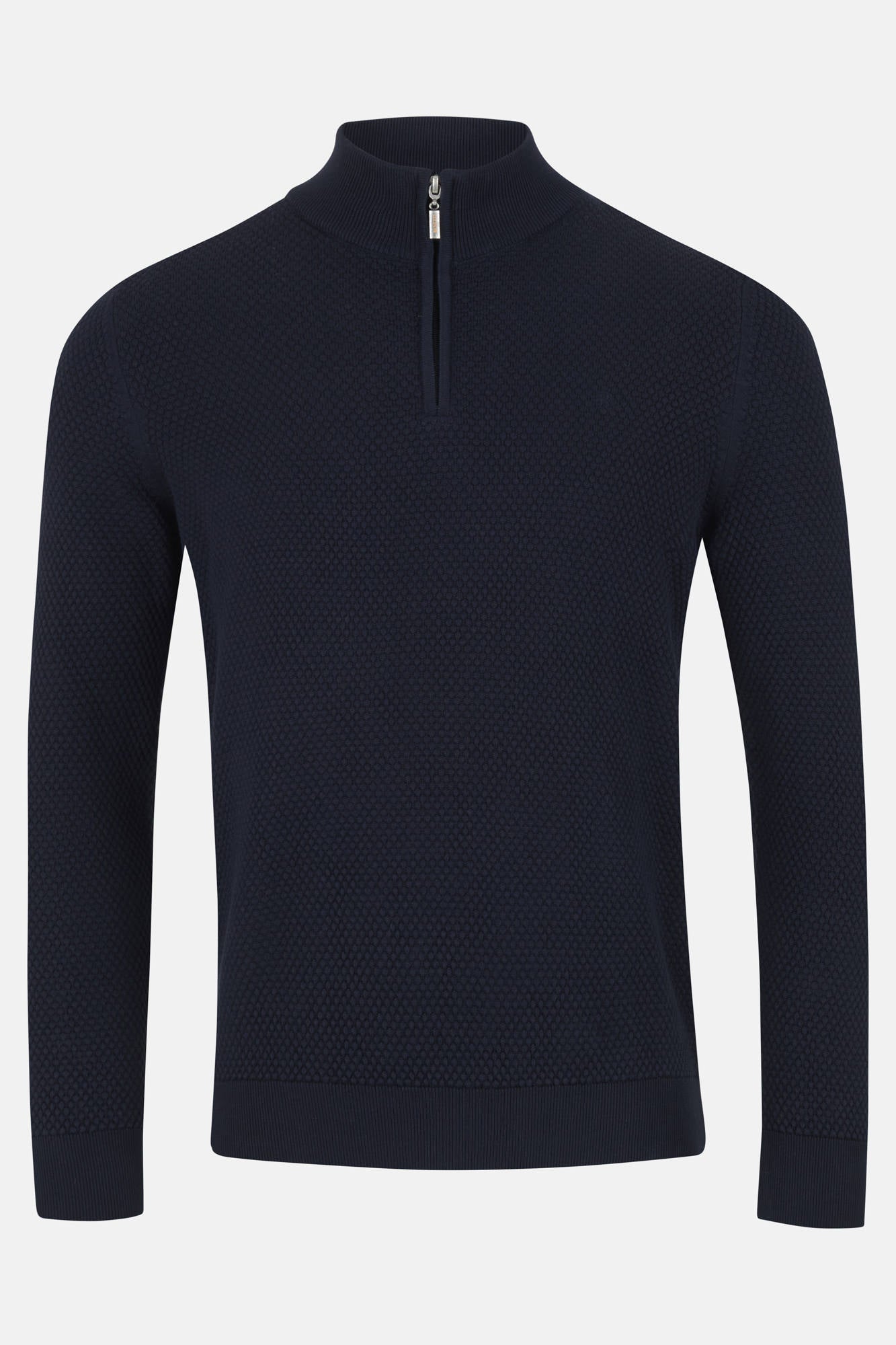 Henry Qtr Zip Navy By Benetti Menswear 