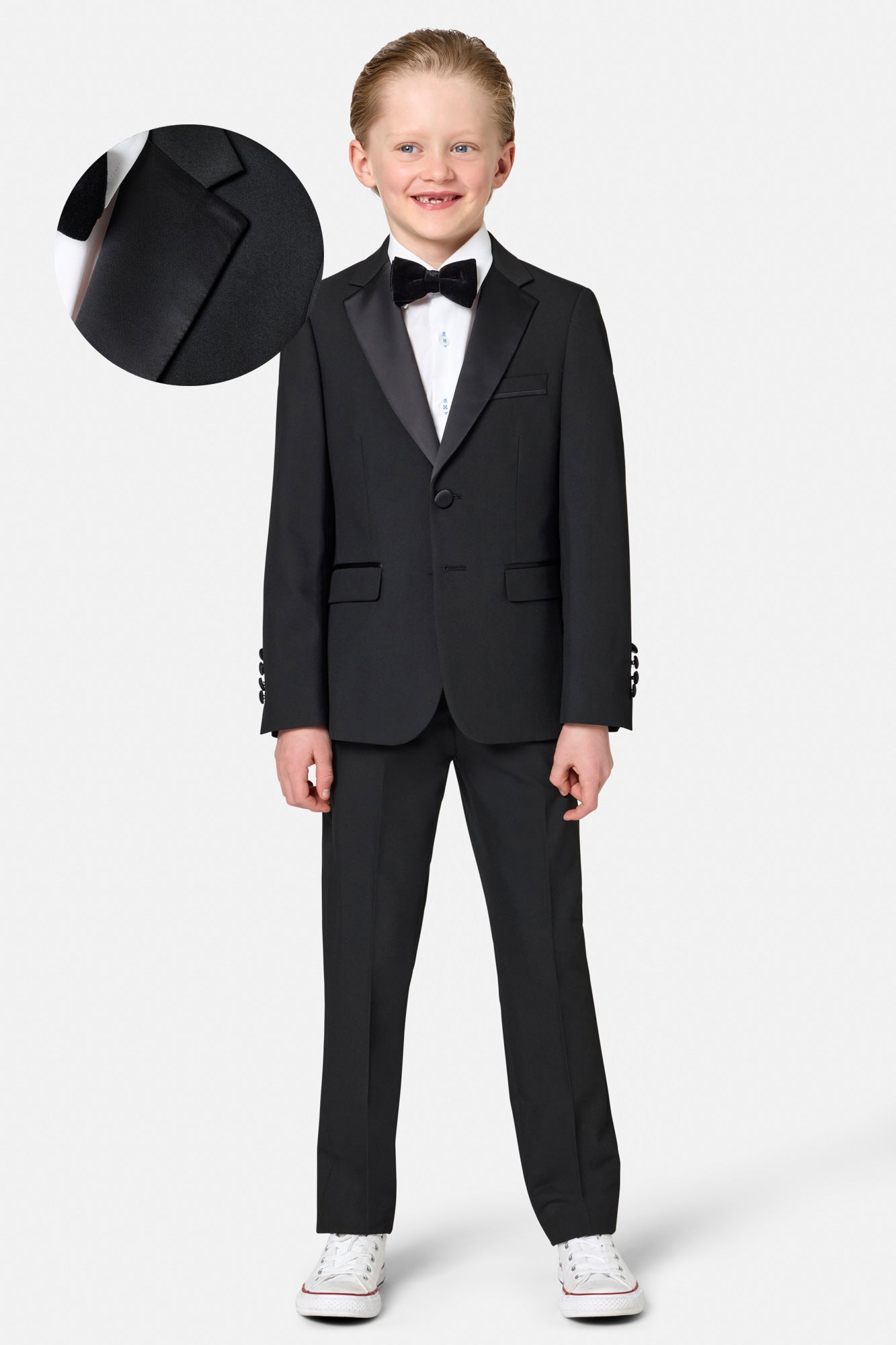 Boys Carnaby Black Tuxedo 2 Piece