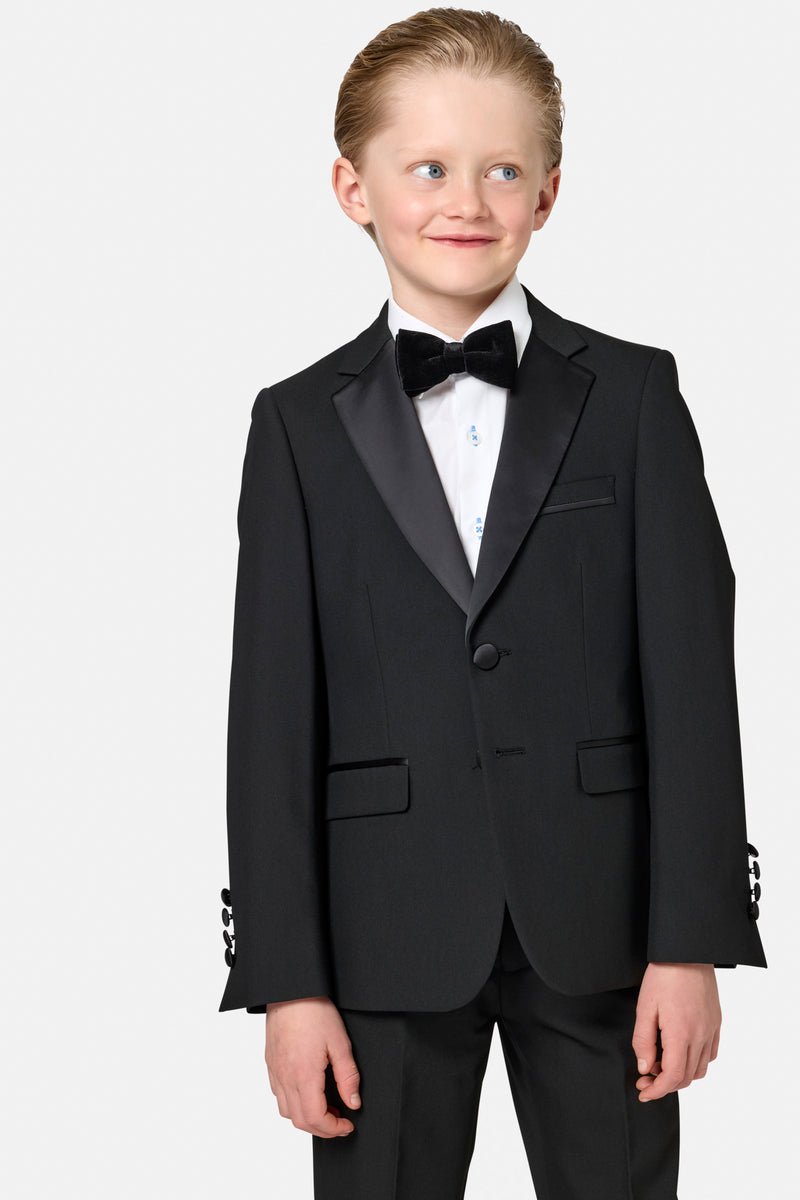 Boys Carnaby Black Tuxedo 2 Piece