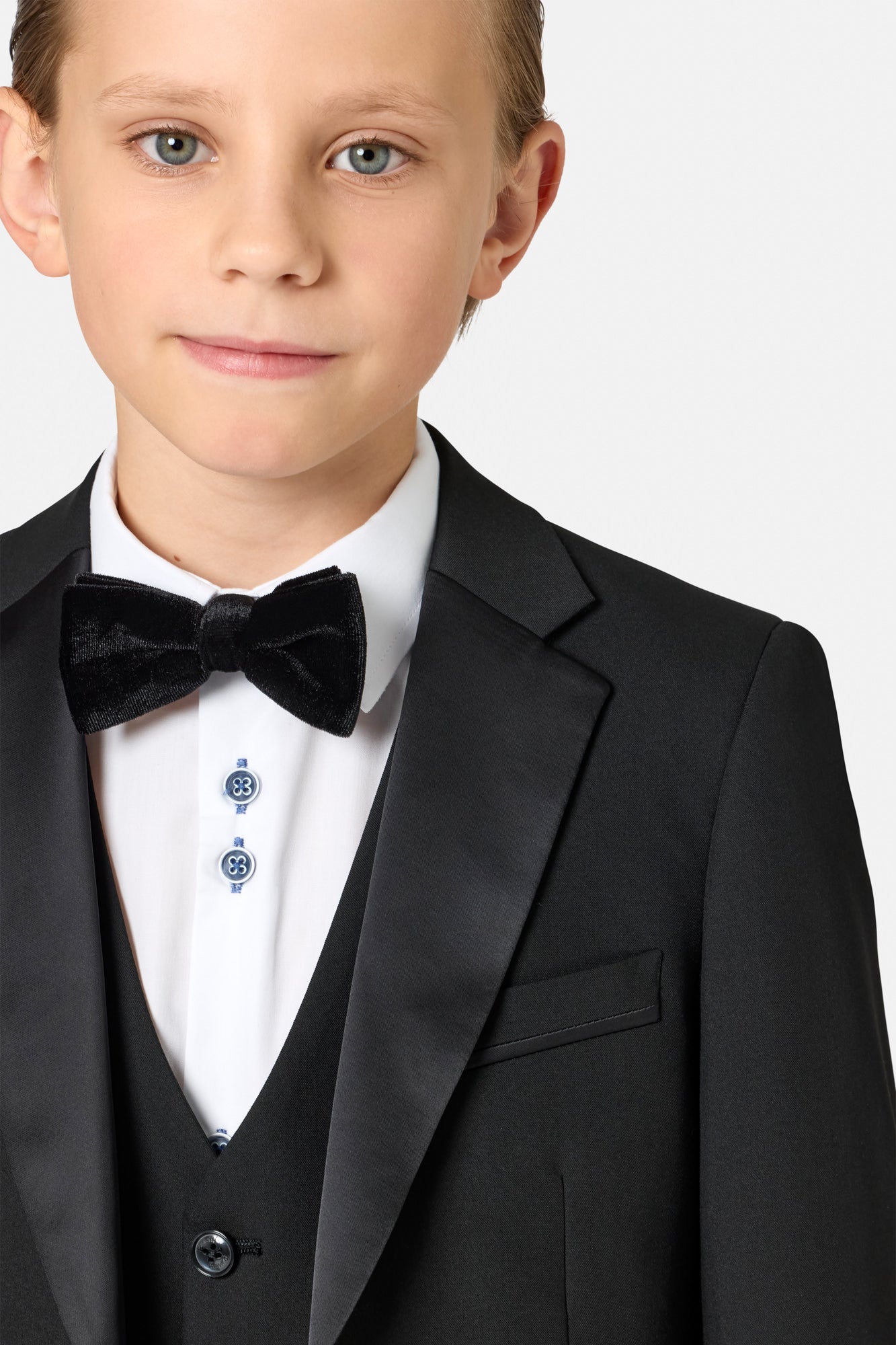 Boys Carnaby Black Tuxedo 3 Piece