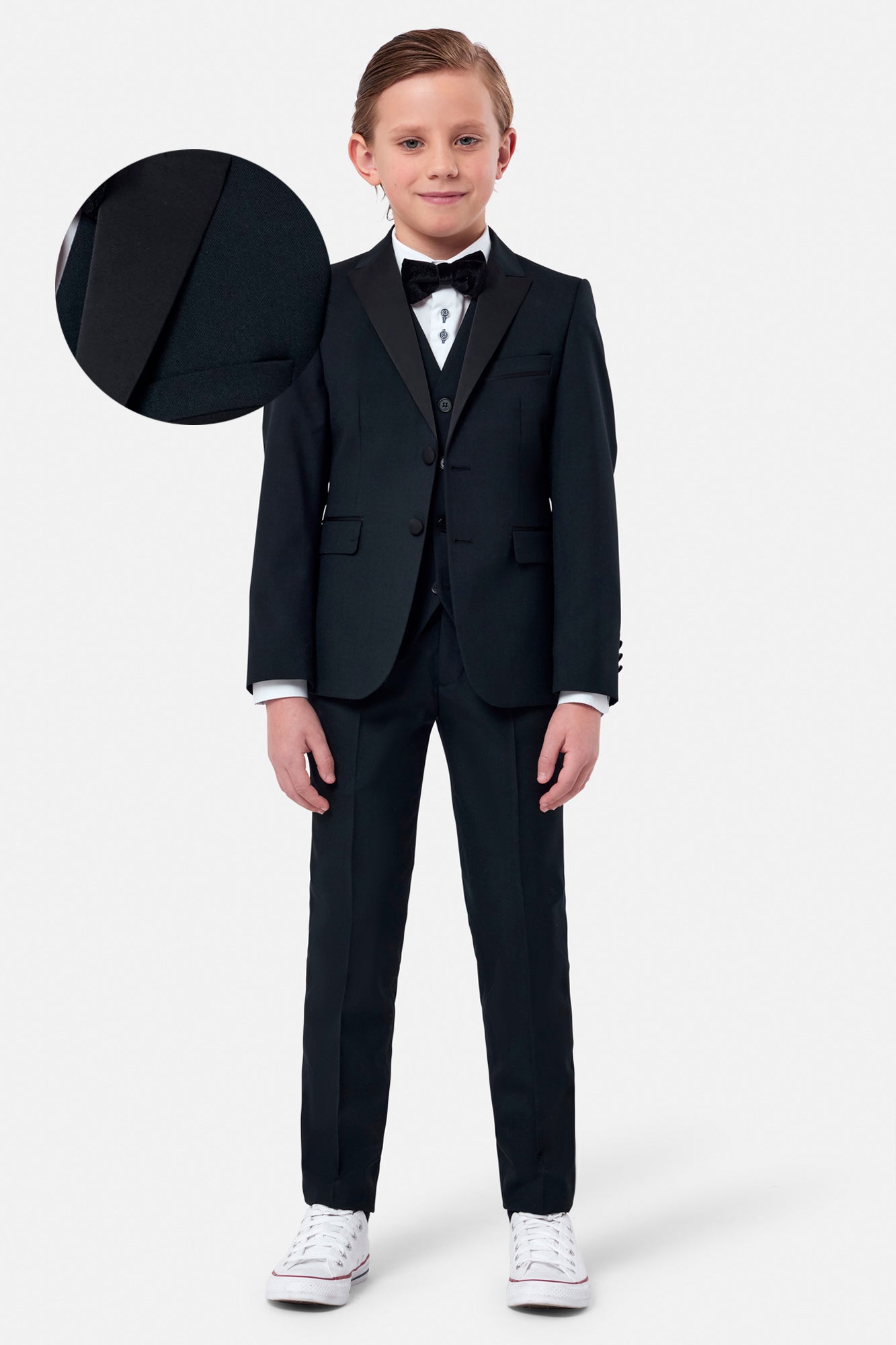 Boys James Black Tuxedo