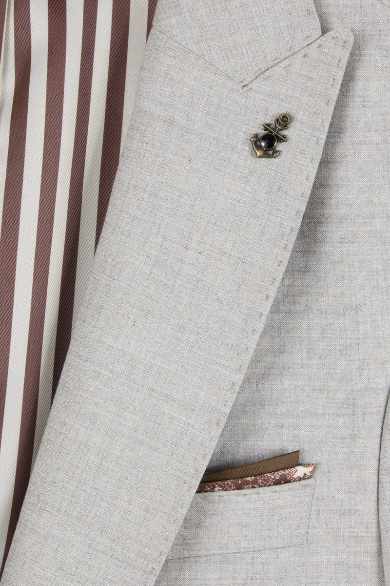 Carlos Stone Slim Fit Suit 