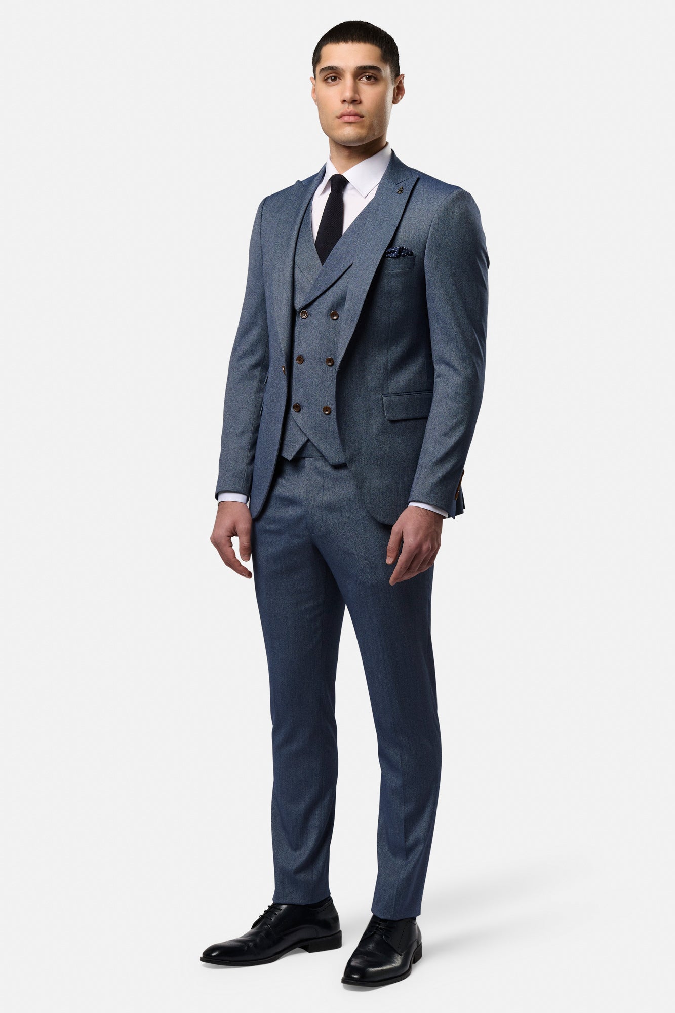 Cian Blue 3pc Slim Fit Suit 01 