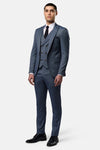 Cian Blue 3pc Slim Fit Suit 01