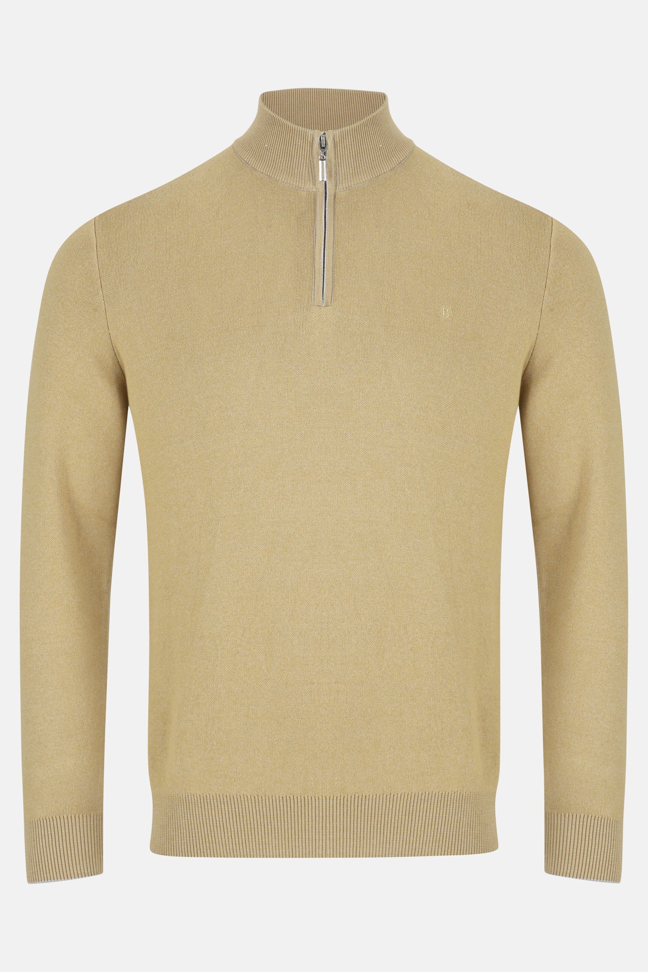 Gale Lemon Quarter Zip Sweater By Benetti Menswear 