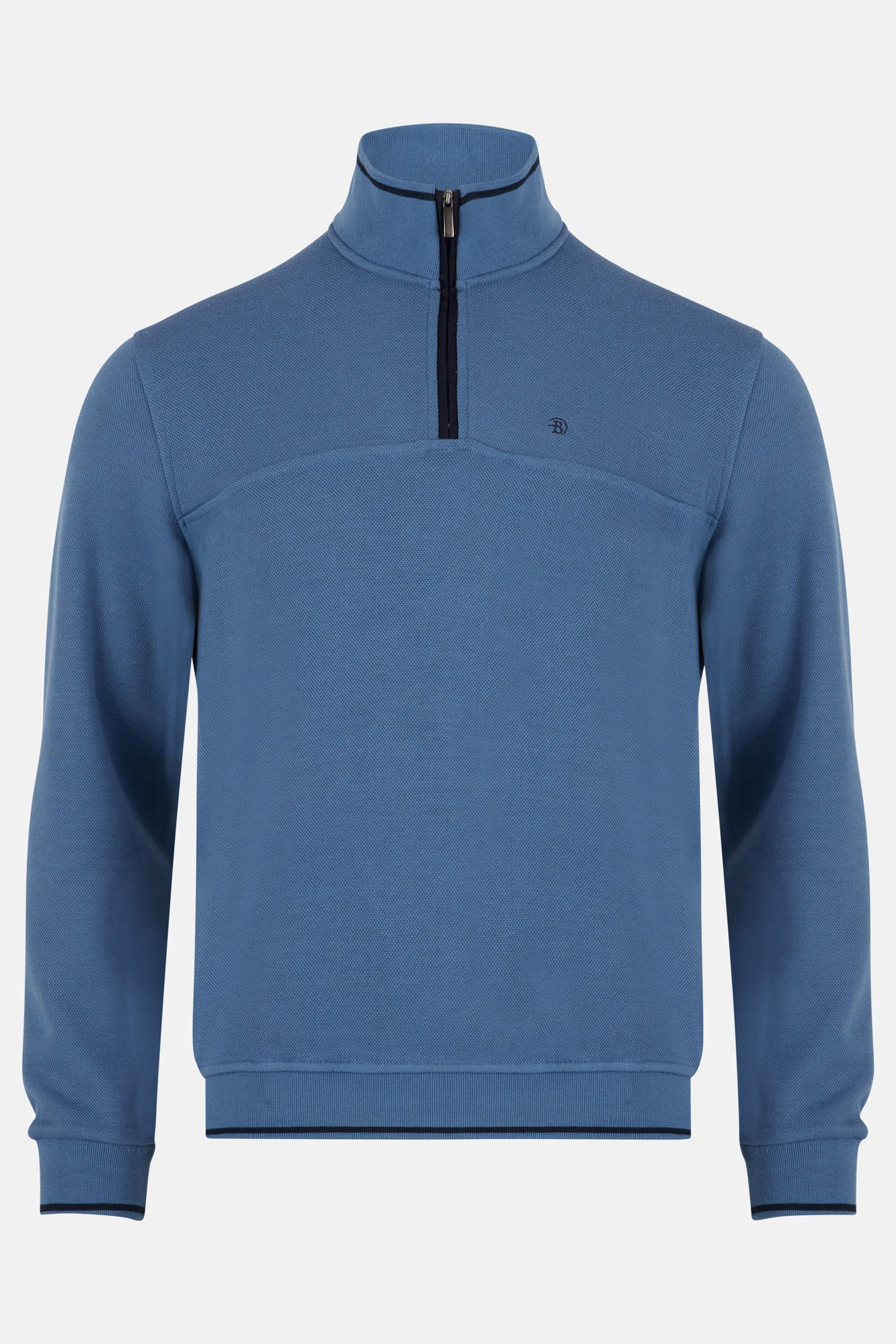 David Cobalt Qtr Zip By Benetti Menswear 