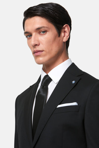 Edina 2PC Black Suit By Benetti Menswear