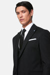 Edina 3pc Black Suit By Benetti Menswear