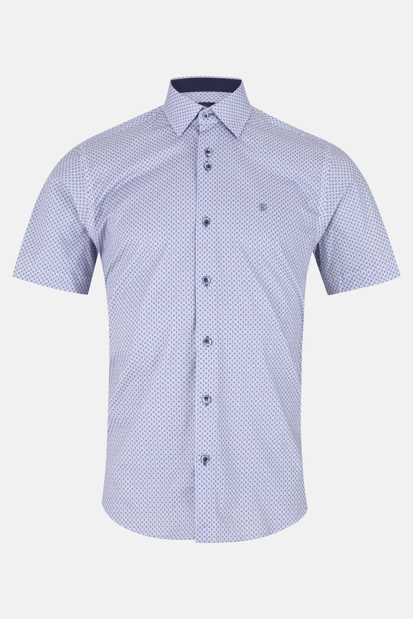 Evan Blue S/S Shirt By Benetti Menswear 