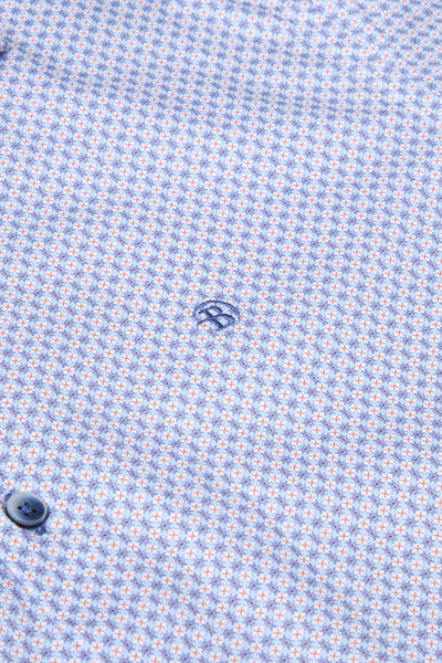 Evan Blue S/S Shirt By Benetti Menswear