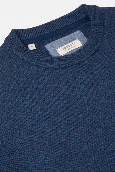 Franco_Crew_Indigo_Benetti Menswear