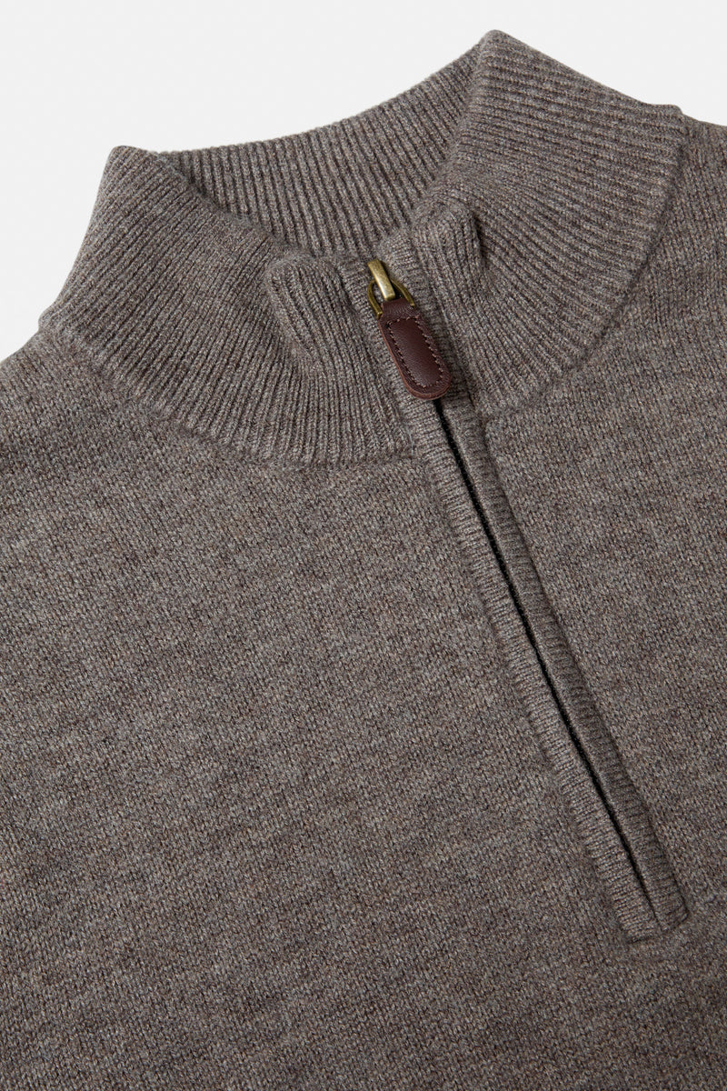 Franco Brown Qtr Zip