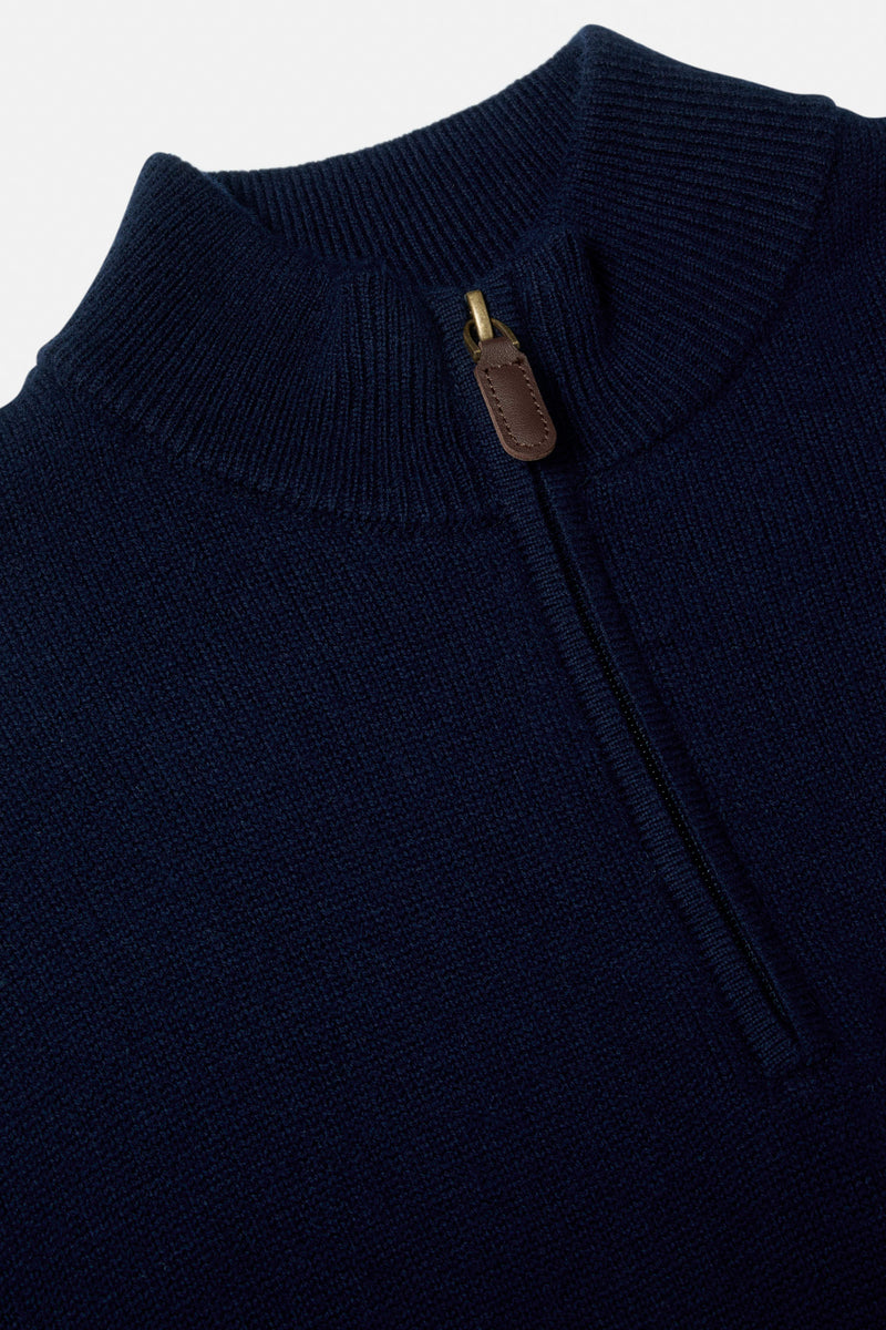 Franco Navy Qtr Zip