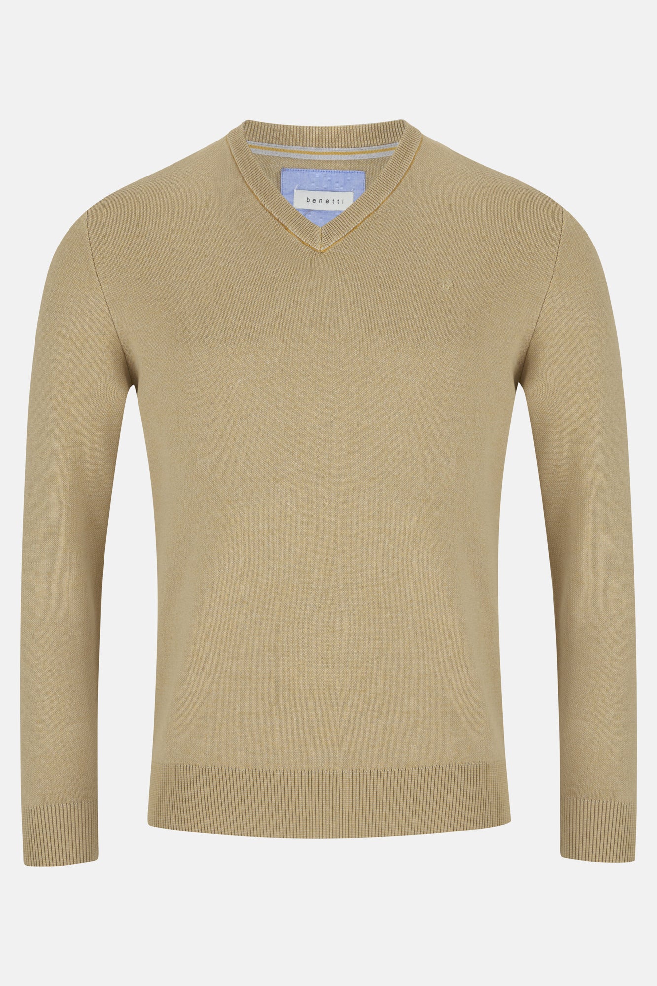 Gale Lemon V Neck Sweater 