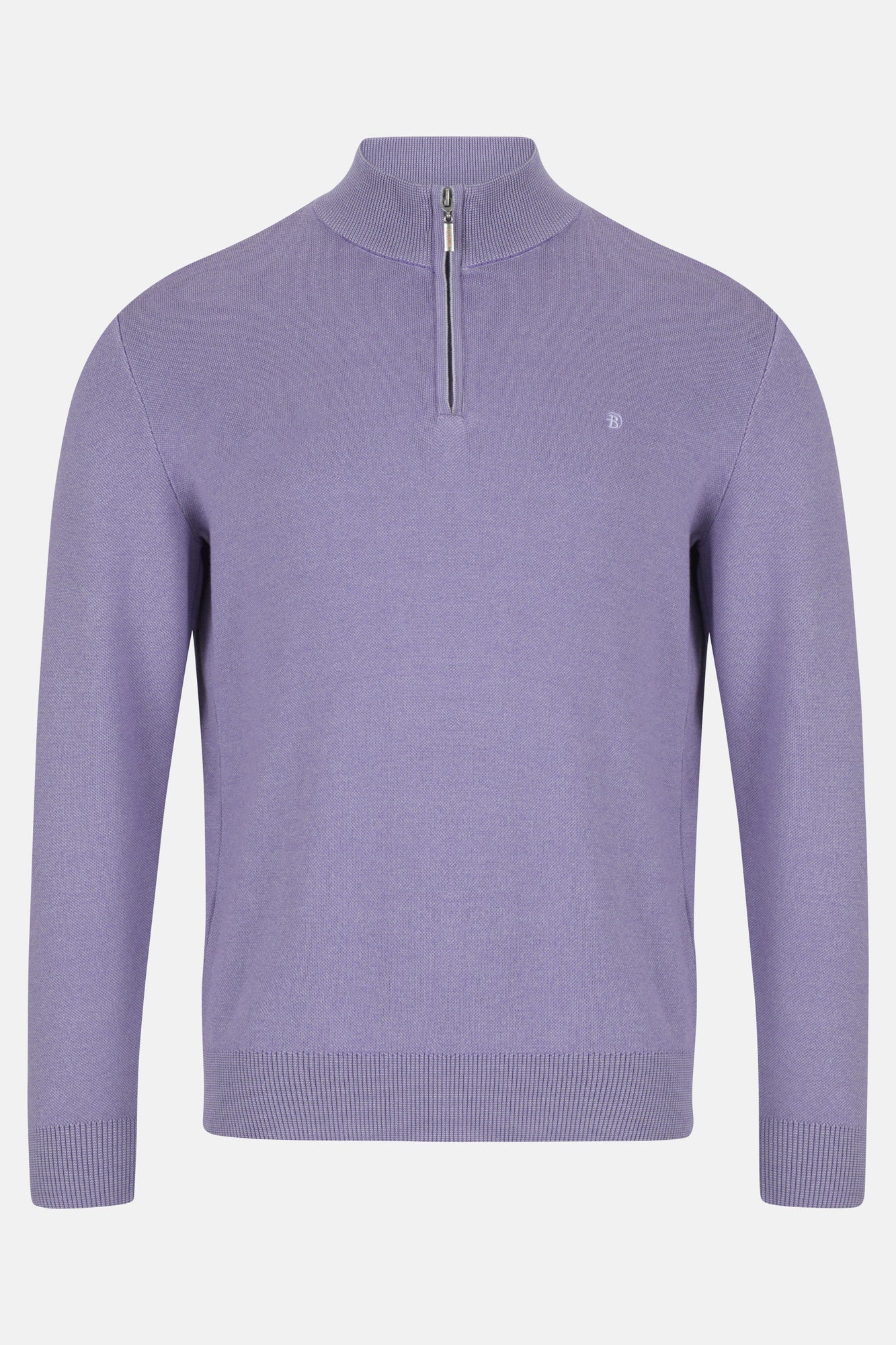 Gale Lilac Qtr Zip By Benetti Menswear 
