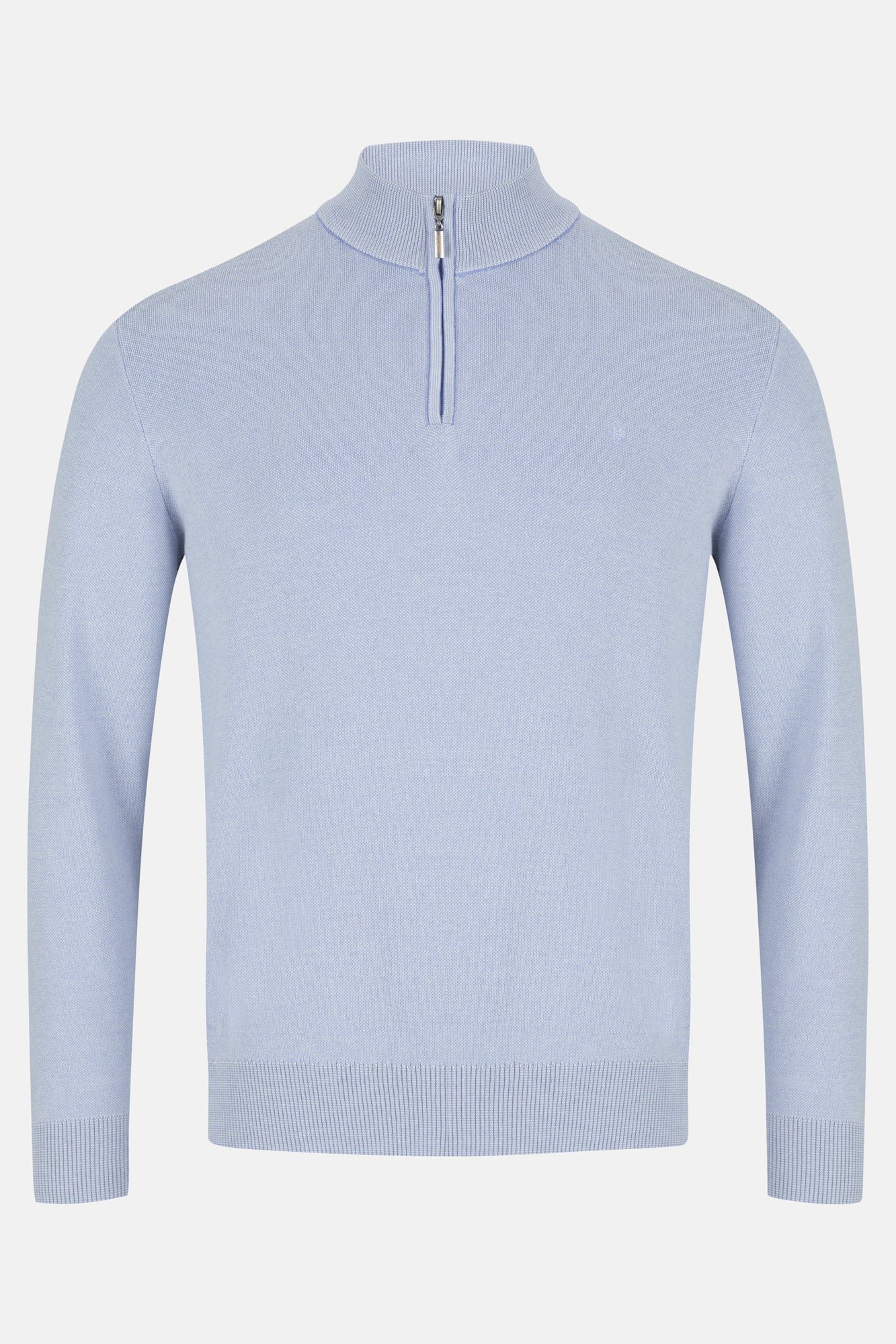 Benetti Gale Sky Quarter Zip Sweater 