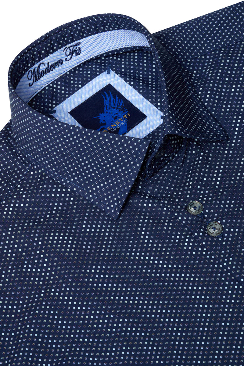 Gangers Navy Benetti Shirt 