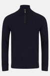 Gordon Qtr Zip Navy