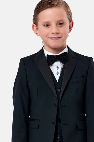 Boys James Black Tuxedo